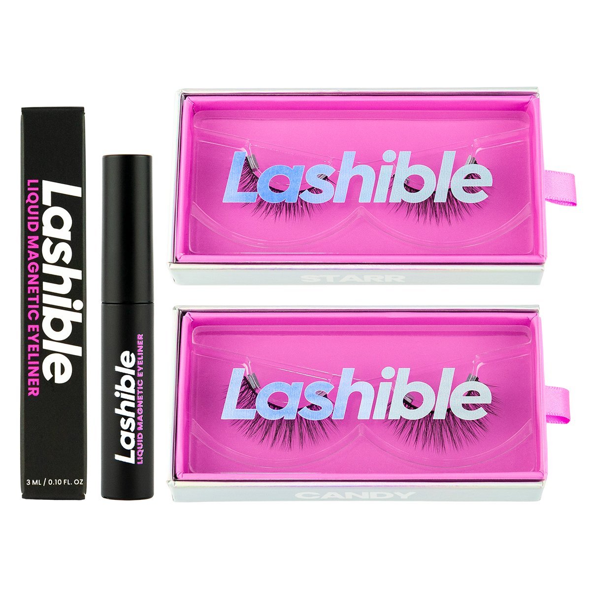 Dramatic Kit (Black or Invisible Liner) Starr Candy - Lashible