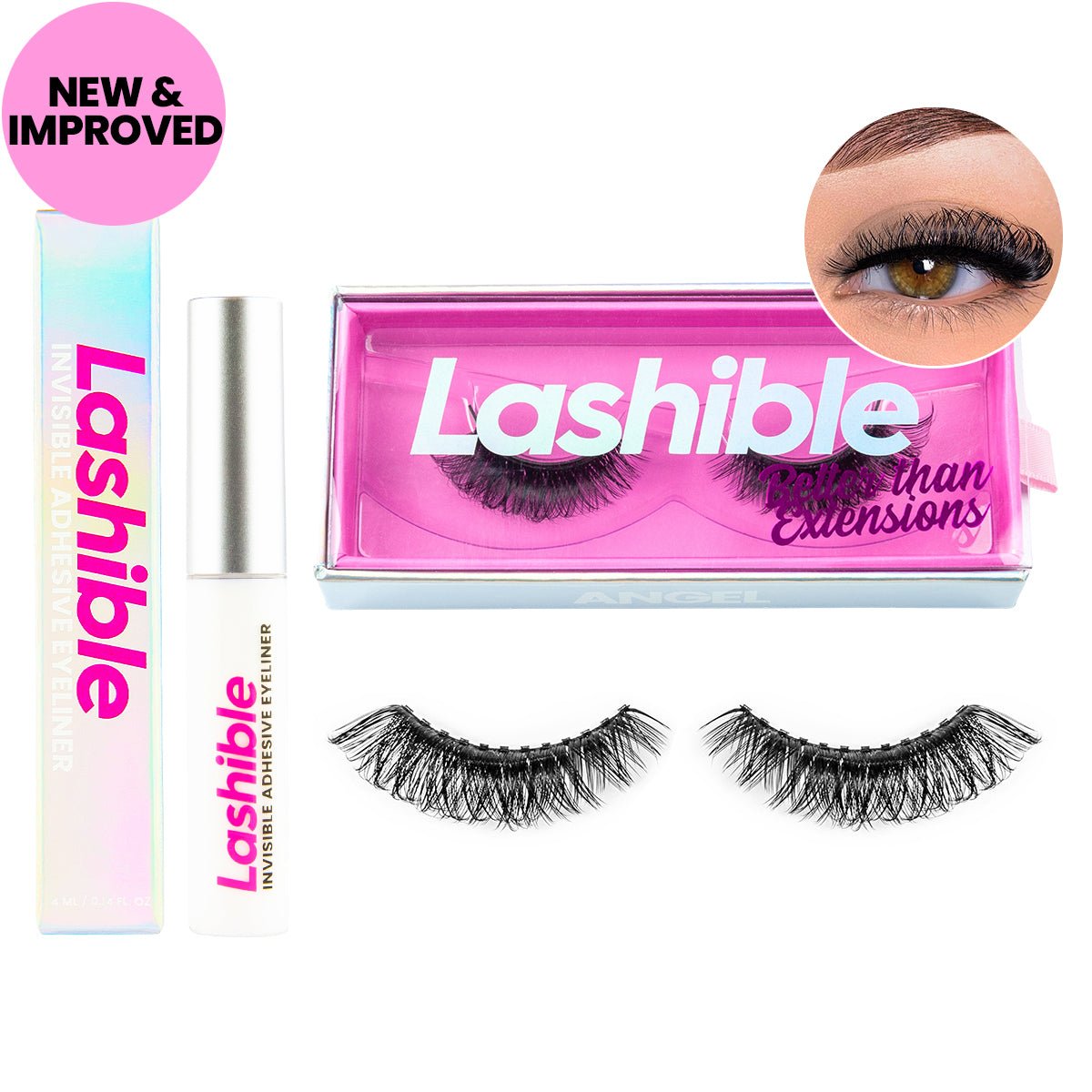Extension Look Starter Kit Angel Invisible Adhesive Liner - Lashible